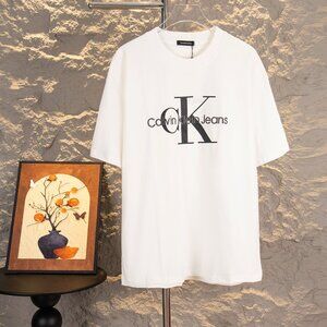 CK Embroidery + Print 2026 New Short-Sleeve T-Shirt